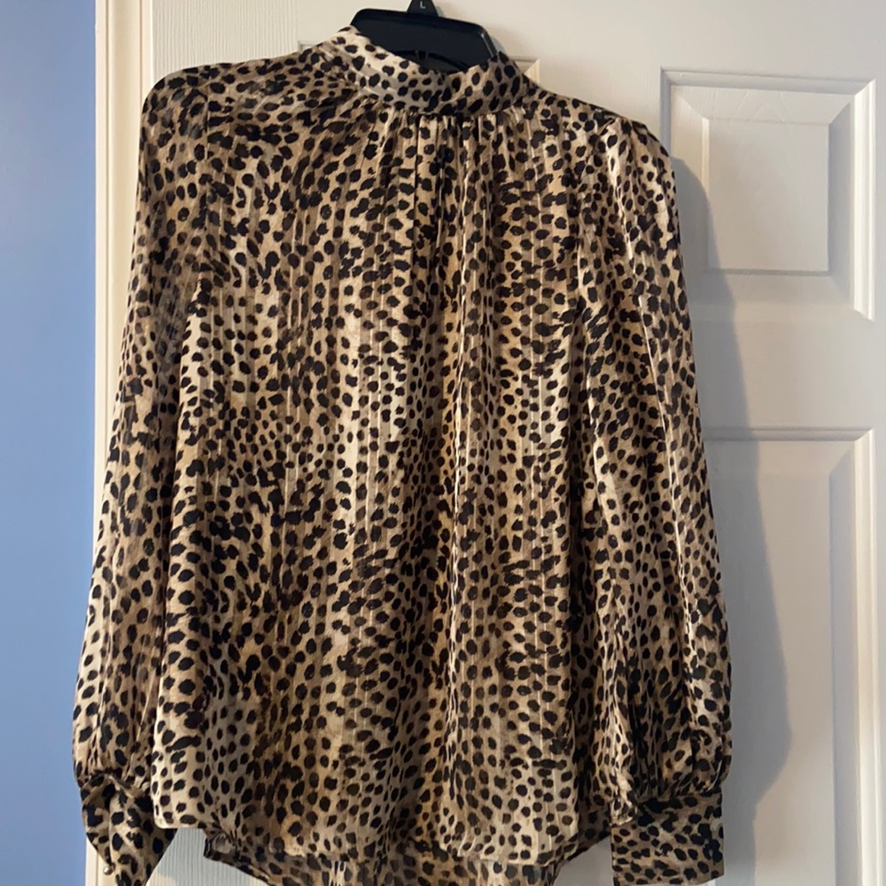 H&M Cheetah Print Blouse. NWOT